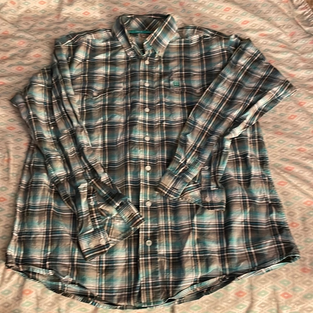 Mens Cinch button up western shirt